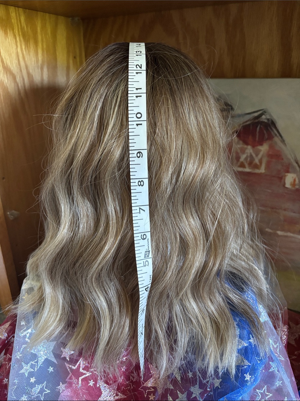 Ombré rooted hair topper - Picture 4 of 7